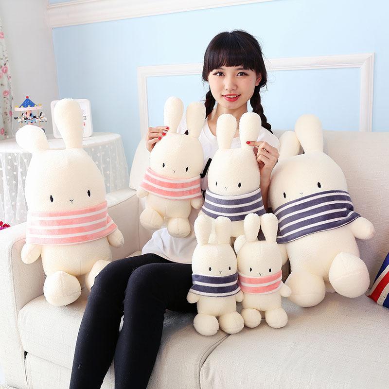 

25cm Plush Toys Cute Stuffed Animals High Quality Soft Rabbit Dolls Home Decoration Kids Child Toy Birthday Gifts Wholesale, Blue