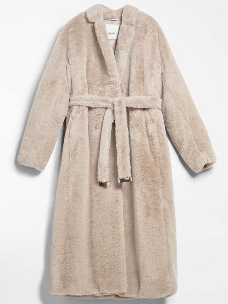 

Women's Fur & Faux Original Brand Woman Coat Highend 2021 Winter Lady Clothes In Effect Fabric Piroga Fashion Style Elegant Long, Black