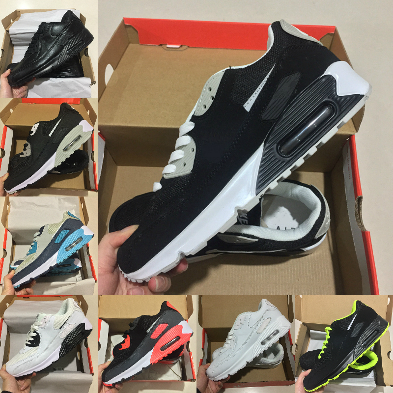 

Cheap Fashion 2021 New Airs Cushion 90 Running Shoes Men Women Black White 90s Classic Airs Designers Trainer Outdoor Sports Shoe F69, H9026