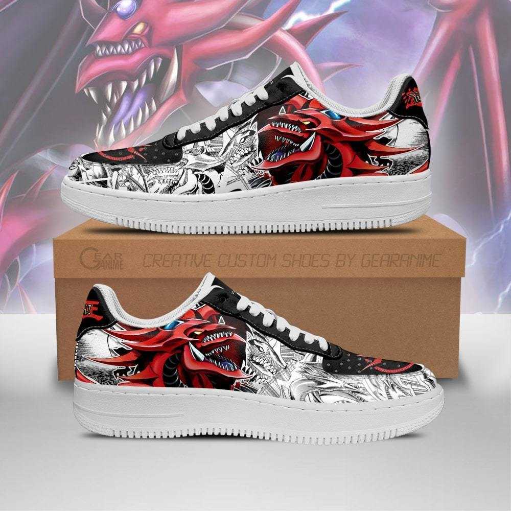 

DIY Anime Shoes Yugioh Slifer The Sky Dragon Sneakers Yu Gi Oh Casual Running Sport Walking Lightweight Tennis Shoes, Others