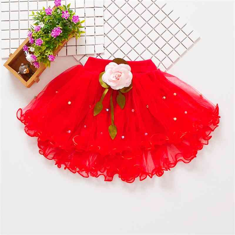 

New Korean children's skirt in summer of 2019, White