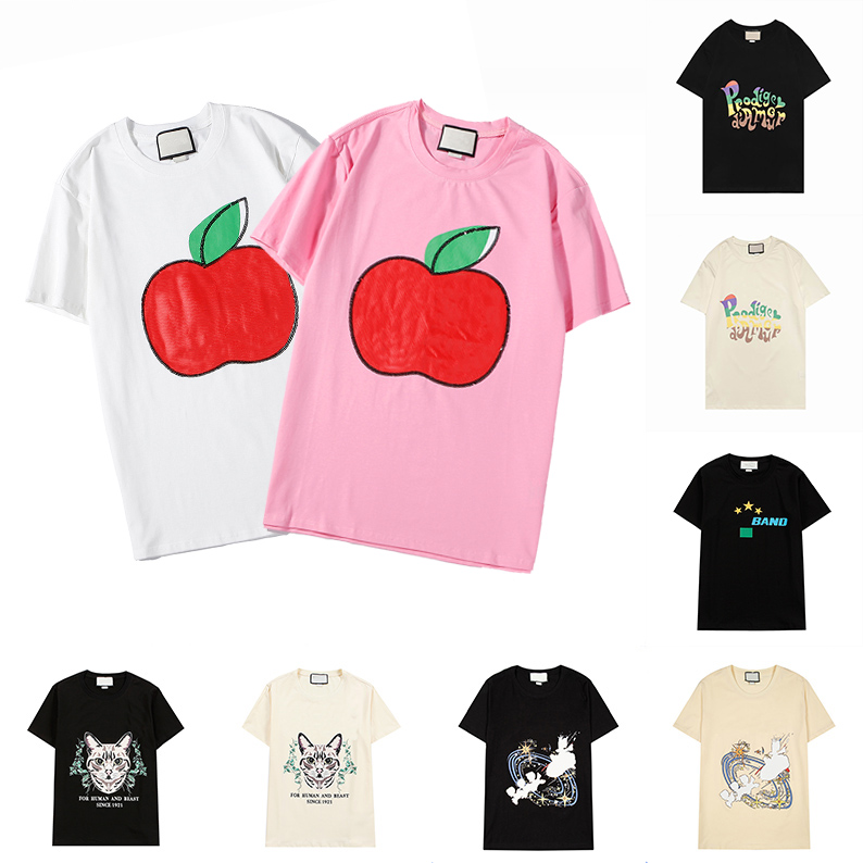 

21ss Womens Mens Designers T Shirts Tshirts Fashion Letter Printing Short Sleeve Ladys Tees Luxurys Casual Clothes T-shirts Clothing 2021