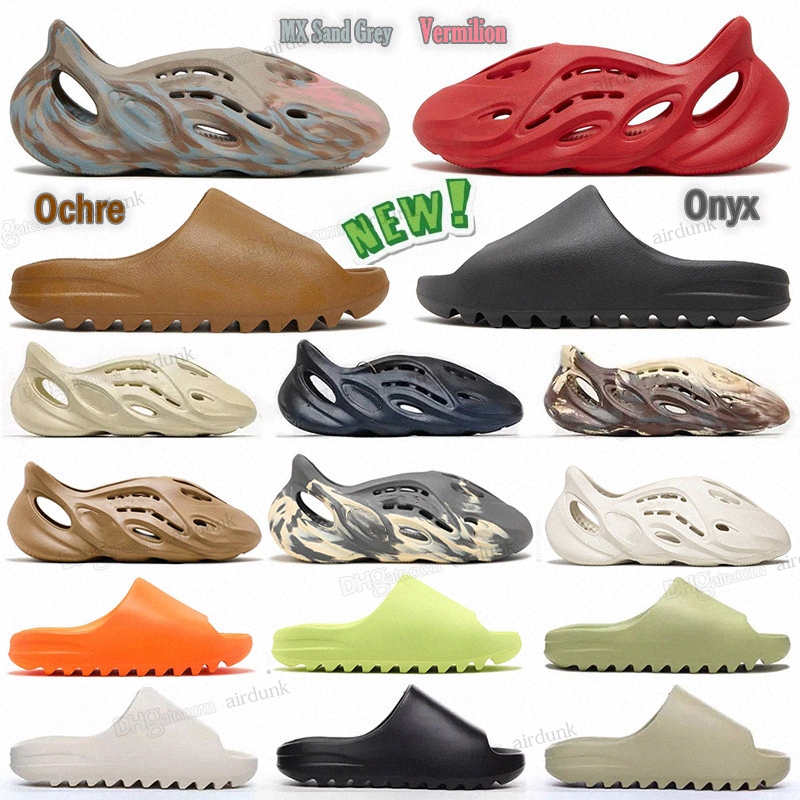 

2022 Foam Runner Slipper Onyx Ochre MXT Moon Gray MX Cream Clay Men Women Slippers Shoes Ochre Vermillion Mineral Blue Triple Black Slides Designer Sandals 36-46, I need look other product