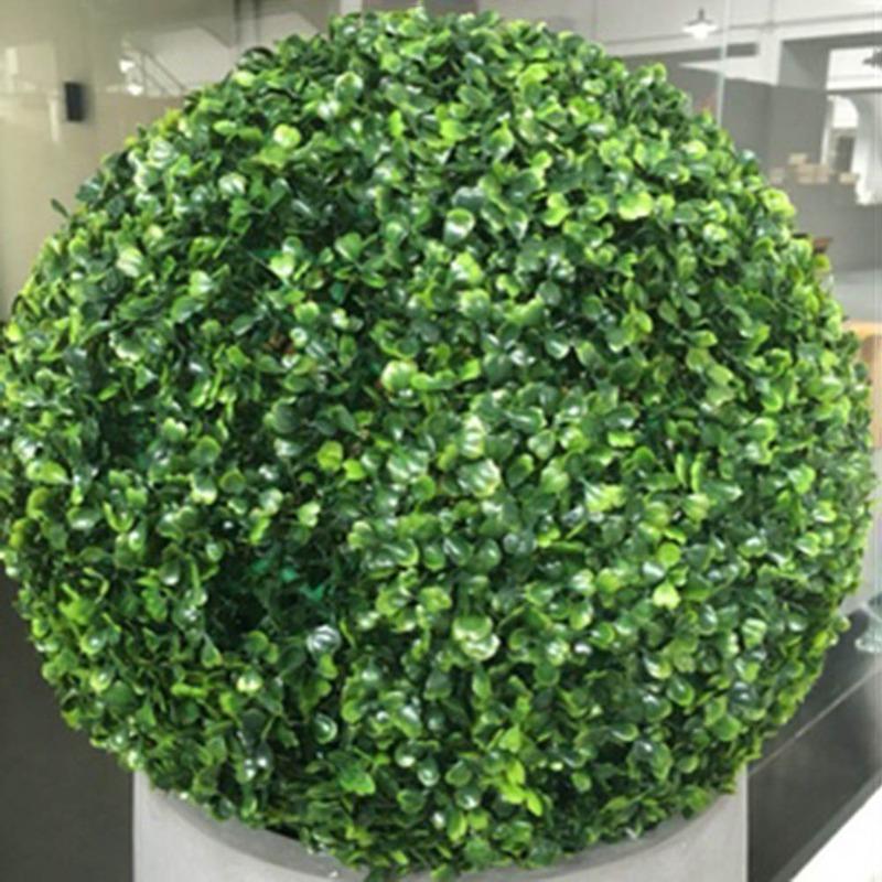 

Decorative Flowers & Wreaths Artificial Plant Ball Topiary Tree Boxwood Home Outdoor Wedding Party Decoration Balls Garden Green2125484, Green grass ball