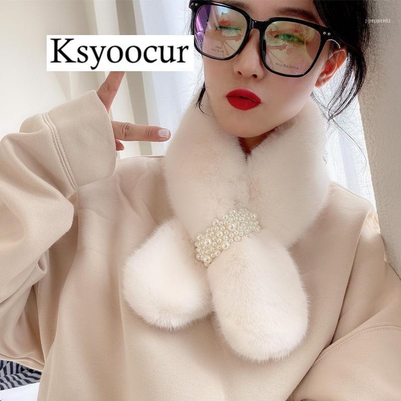 

Scarves Size 82*11CM 2021 Plush Scarf Women Autumn/winter Student Bib Hedging Solid Wild/plaid Female Brand Ksyoocur E051