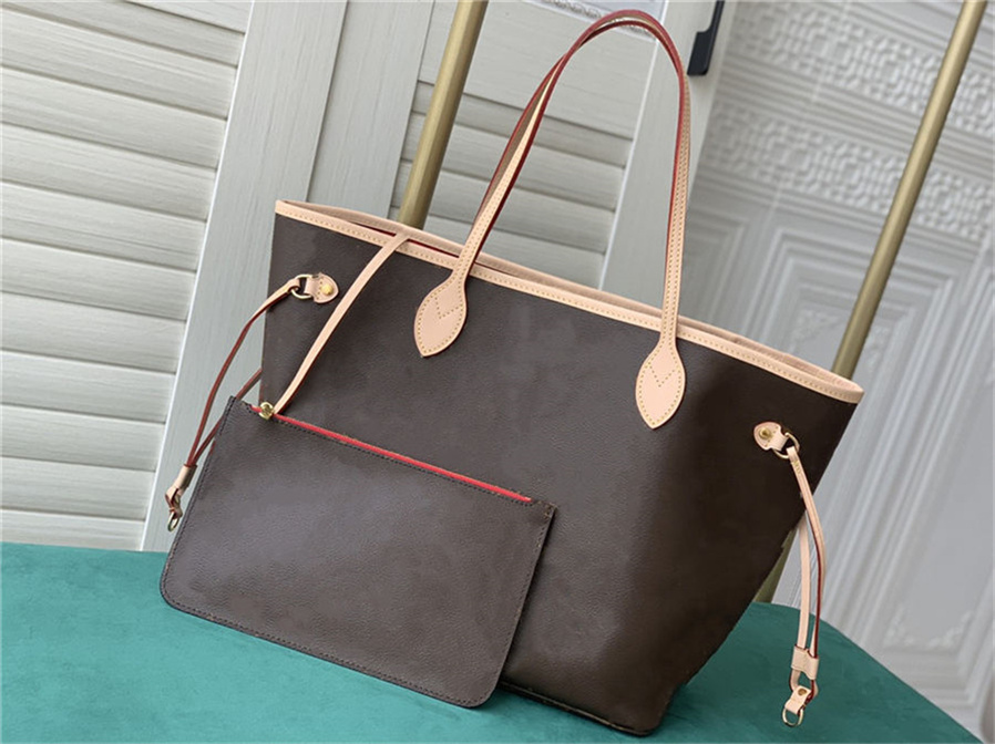 

2021 Handbag Fashion Bag tote Single Shoulder Bags Large Capacity Lady Totes Handbags Oversize Free Delivery, Brown letters + pink