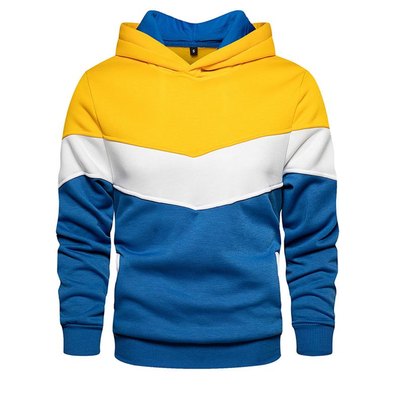 

Men's Hoodies & Sweatshirts Men Patchwork 2021 Hip Hop Hoodie Sweatshirt Men/Women Coat Fleece +Sweatpants Suit Autumn Winter Warm Hooded Pu