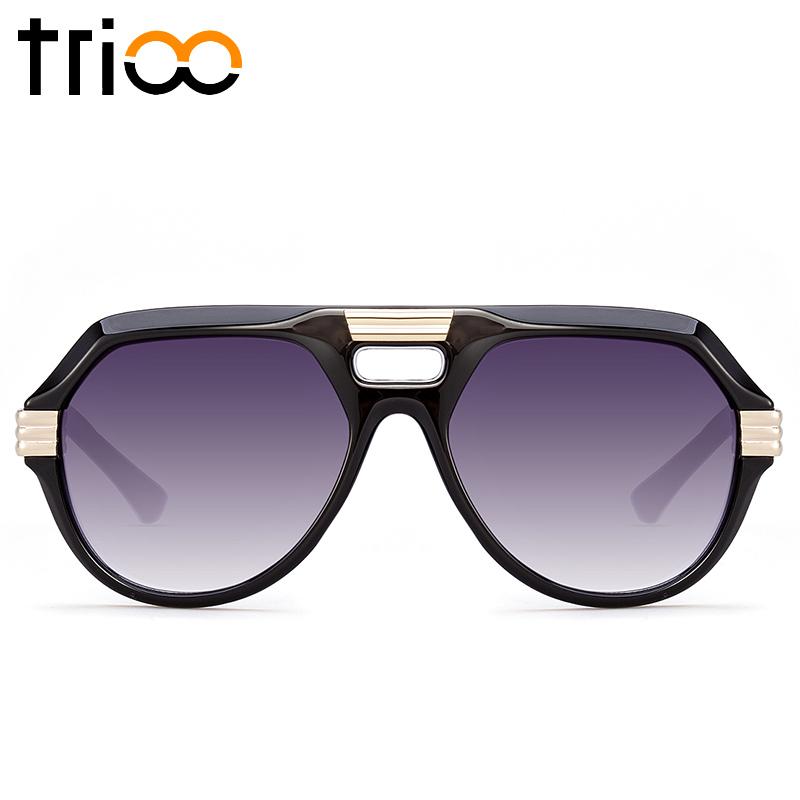 

Pilot Sunglasses For Men Luxury Glossy Black Frame Oculos Oversized Cool Male Sun Glasses Fashion Designer Shades, White;black