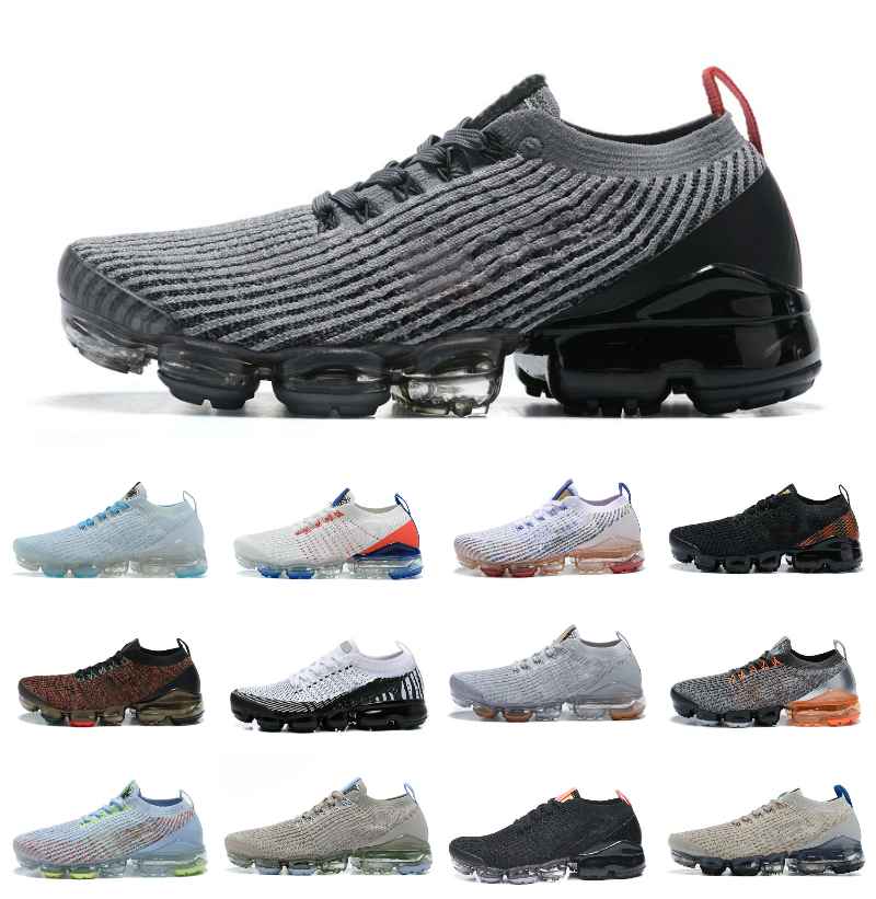 

Vapores FK Moc Running Shoes airs Cushion Mens Fly Knit 2.0 3.0 Oreo White Pure Platinum Women Vast Grey Electric Green Particle Grey Black Snakeskin Designer Sneakers, Bubble package bag