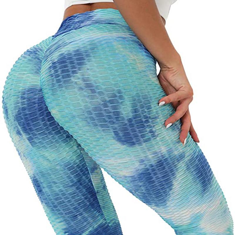 

Yoga Outfit Tie Dying Seamless High Waist Leggings Women Trousers Running Workout Clothes Fitness Pants Anti Cellulite BuLift