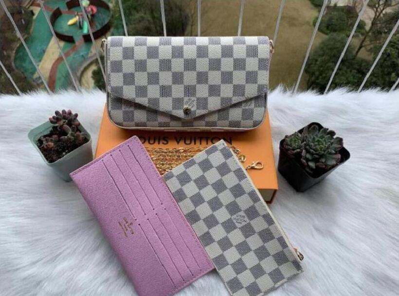 

LOUIS Bag VITTON Luxurys Bags Messenger Women Totes Fashion Vintage Printing Shoulder Classic Crossbody Bag #58, Red;black