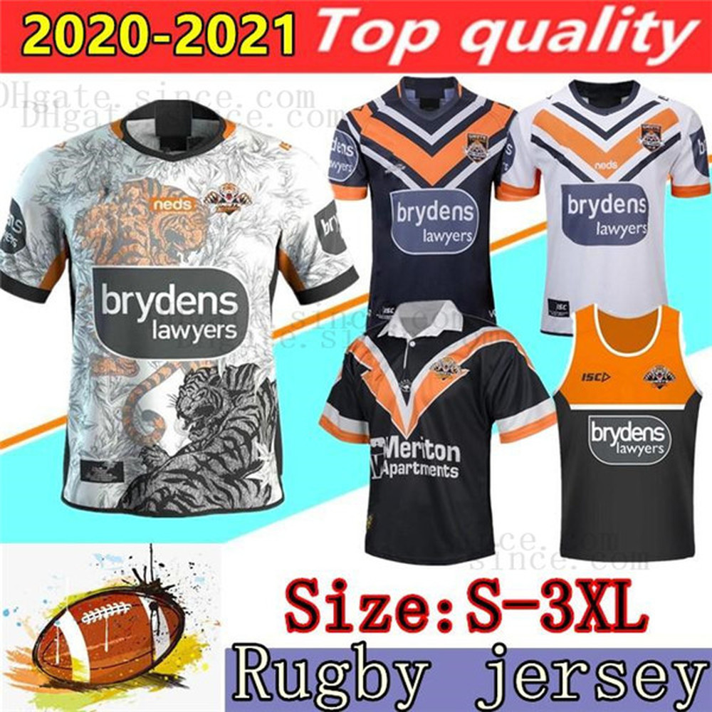

2020 2021 Western Tigers Rugby jerseys shirts 19 20 21 Australia Rugby wests tigers Mens West Tiger Rugby shirt Vest shorts -3XL-Factory Outlet