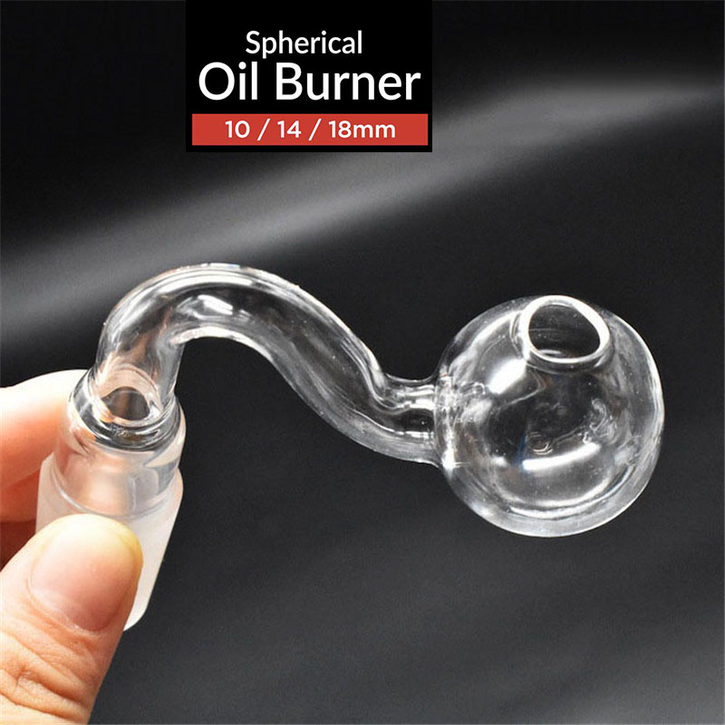 30mm OD bubbler glass oil burner pipes pyrex oil adapter pipe 10mm 14mm 18mm male female bubbler oil bowl for water pipes bong-image-694496303