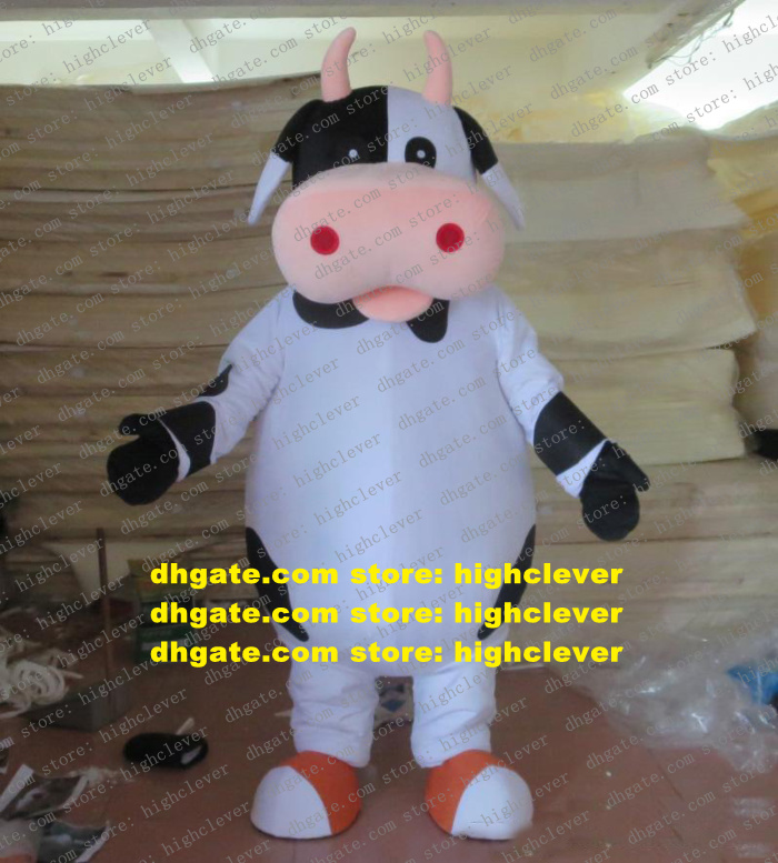 

Cow Bossy Cattle Calf Mascot Costume Adult Cartoon Character Outfit Suit Newly Style Newest Opening Gifts Celebration zx961, Red;yellow