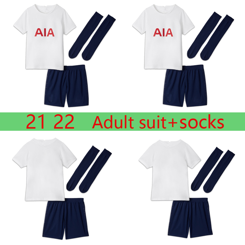 

Adult kit+socks 21 22 DELE SON TOTTENHAM BALE KANE soccer jersey HOJBJERG BERGWIJN LO CELSO SPURS 2021 2022 LUCAS football shirts uniforms men kit, Black