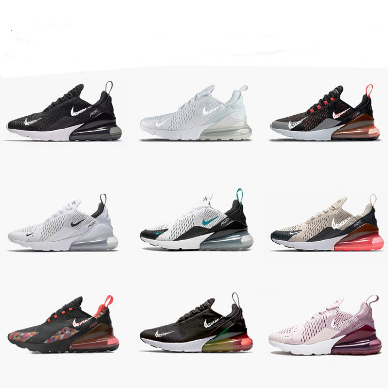 

AIR Trainers 270 Max React Shoes for Womens Mens Triple Black White Pink airmaxairmax Bubble Pack X Stock Sneakers