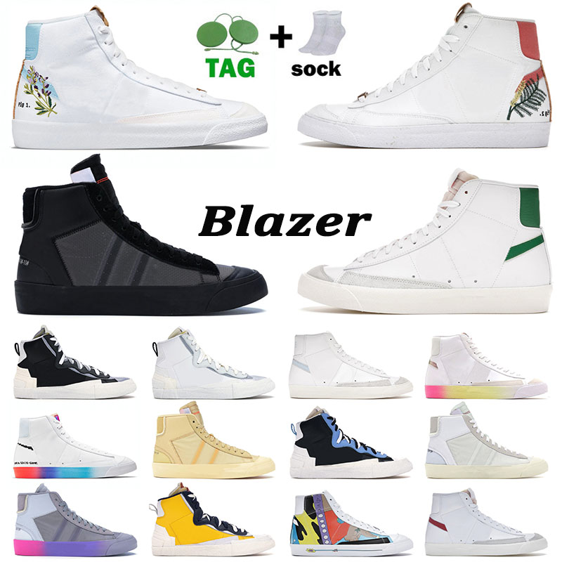

Running Shoes Blazer Mid 77 Vintage Men Women Catechu Indigo Wolf GreyBrick Red All Hallows Eve Thermal White Bright Crimson Sports Sneakers Trainers, 5 beach 36-45
