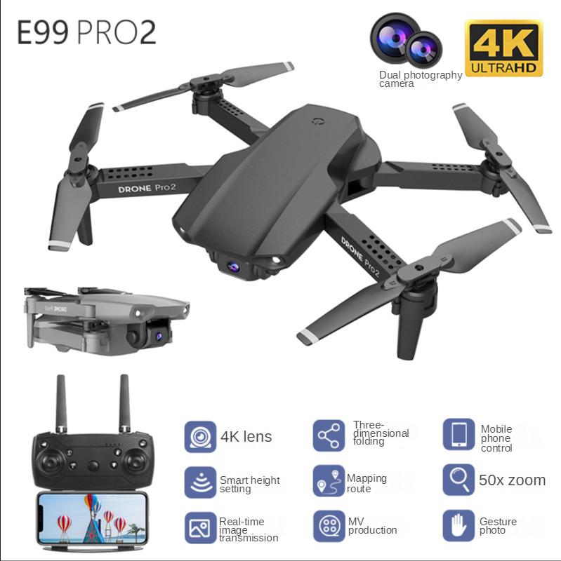

Mini Drone E99 Pro2 RC 4K 1080P HD Dual Camera WIFI FPV Aerial Pography Helicopter Foldable Quadcopter Dron Child Toys Gift Drones