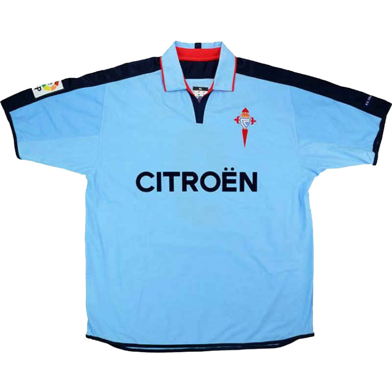 

2002-04 Retro Celta Vigo Home Football Shirt 02 04 Temporada mas antigua Camiseta Milosevic Mostovoi Berizzo Vagner Juanfran Soccer Jersey