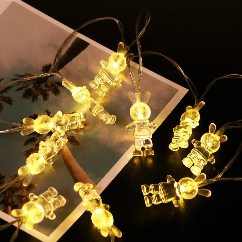 

Strings Easter Party Decoration String Lights Decorative Garland For Home Decor Fairy Lamp 10 LED Battery Type #Y7