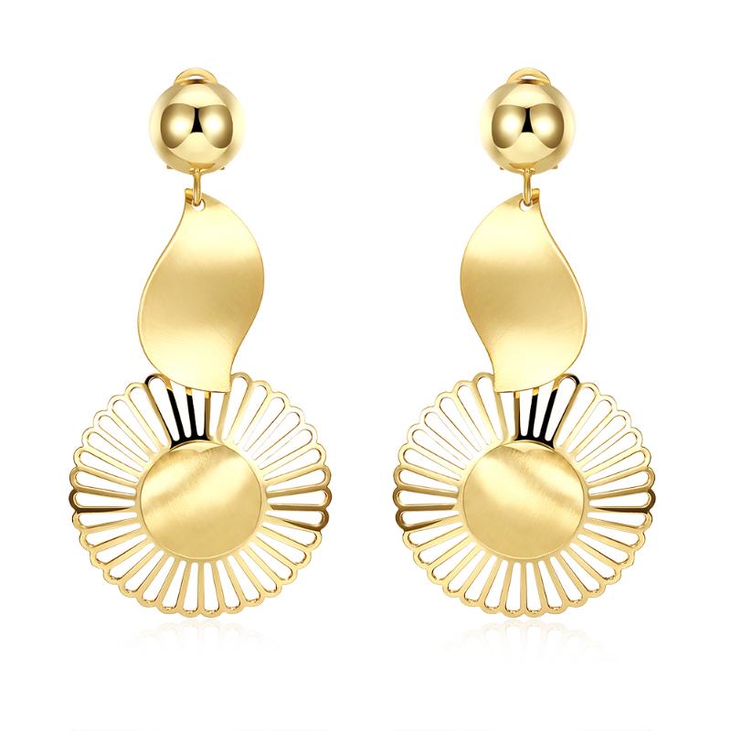 

Dangle & Chandelier Arrival Gold Color Earrings For Women Unisex Jewelry Jewellery Supplier Fashion Wedding Decoration