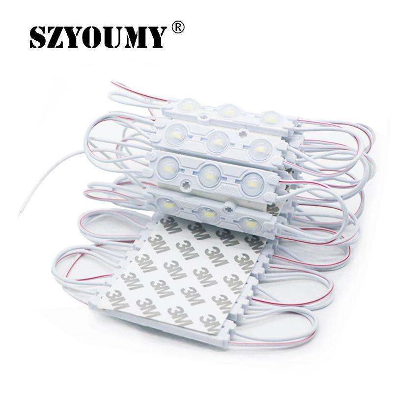 

5730 3 Led Module Lighting Waterproof IP67 DC 12V Advertisement Design Modules Lamp W / WW R G B Y