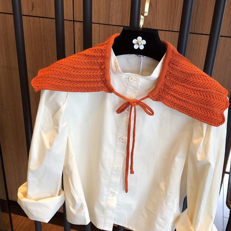 

Scarves PHLE Net Celebrity With The Same Paragraph Wool Knitted Shoulder Striped Narrow Scarf Ladies Shawl Factory Wholesale Silk