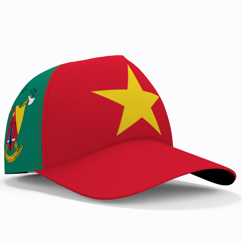 

Cameroon Baseball Caps 3d Free Custom Name Number Team Logo Cm Hats Cmr Country French Cameroun Nation Cameroonian Flag Headgear, 1001