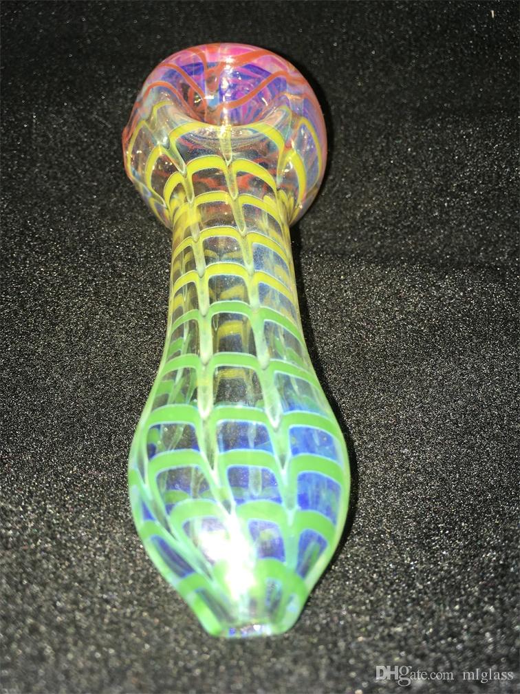 

Rainbow color hookah fittings small spoon