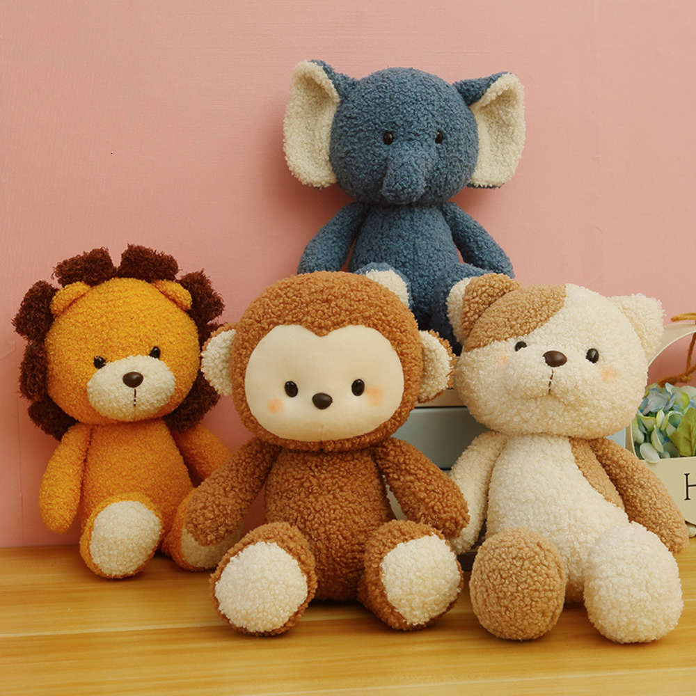 

Animal Plush Doll children comfort doll creative cartoon plush toy grab machine company gift, Blue