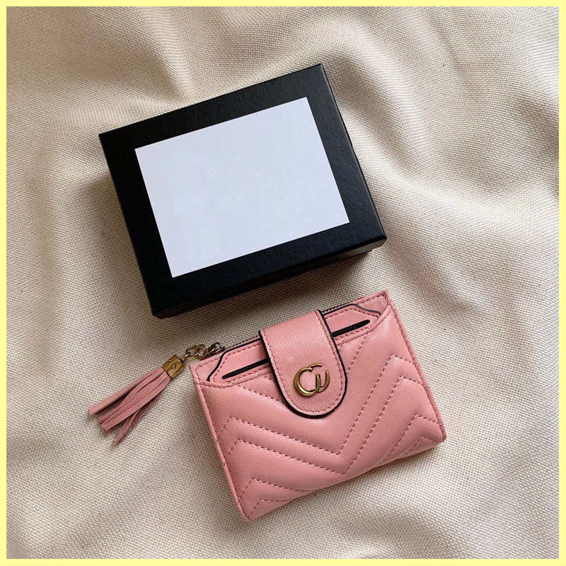 

Designers Wallets Genuine Leather Card Holder Luxurys Mens Wallet Designers Womens Wallet High-end G Brand Wallet, Pink