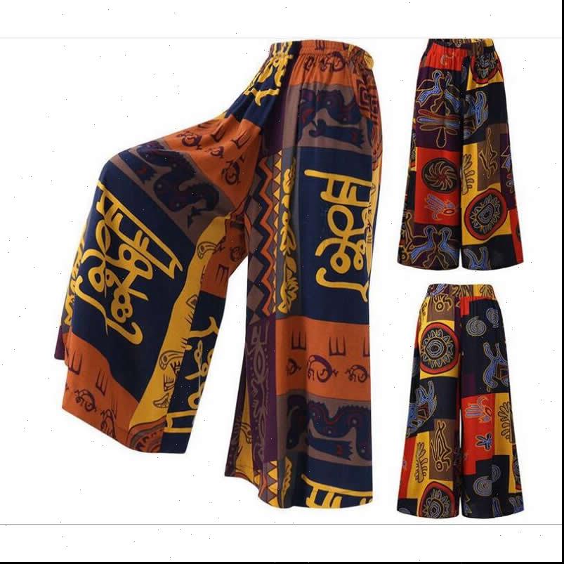 

summer womens pant wide leg pants women casual loose plus size flare vintage trousers elastic waist streetwear, Black;white