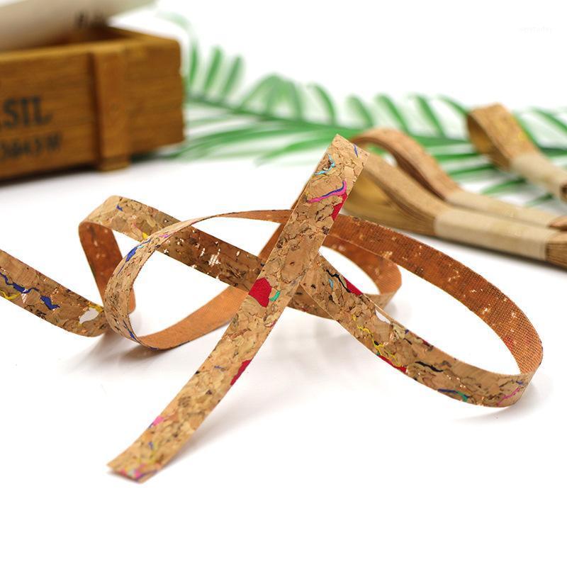 

Handmade DIY Vintage Decorative Cork Ribbon Masking Scrapbooking Tape Planner Journal Wood Washi Cord Flowers Gift Box Wrapping Party Decora