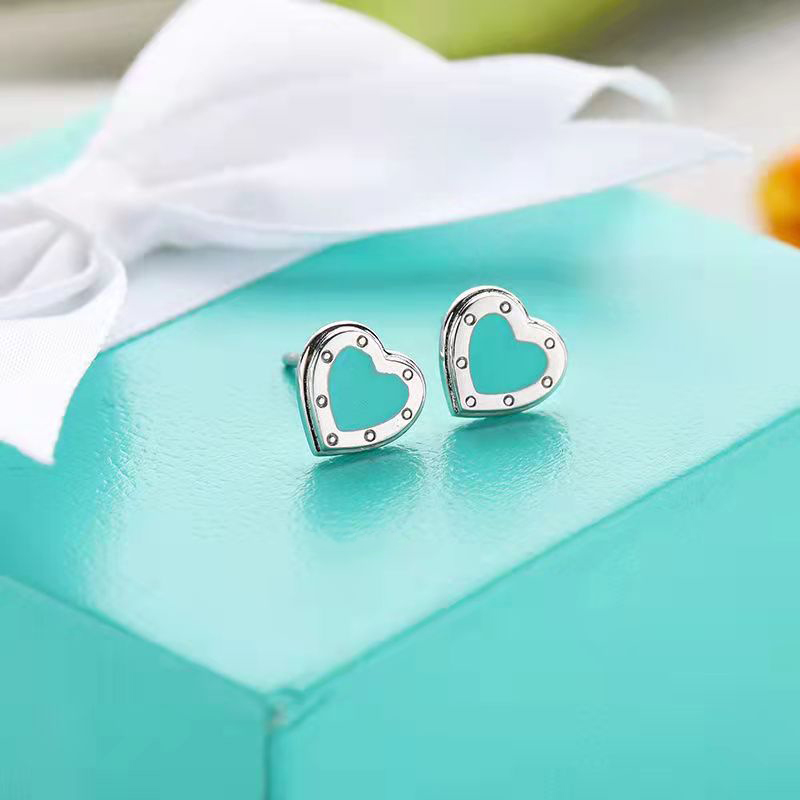 

Luxury Designer Earring Fashion Classic Studs earrings for Women Designers Simulated Diamond White Golds Rose Gold Cross Cross Stud