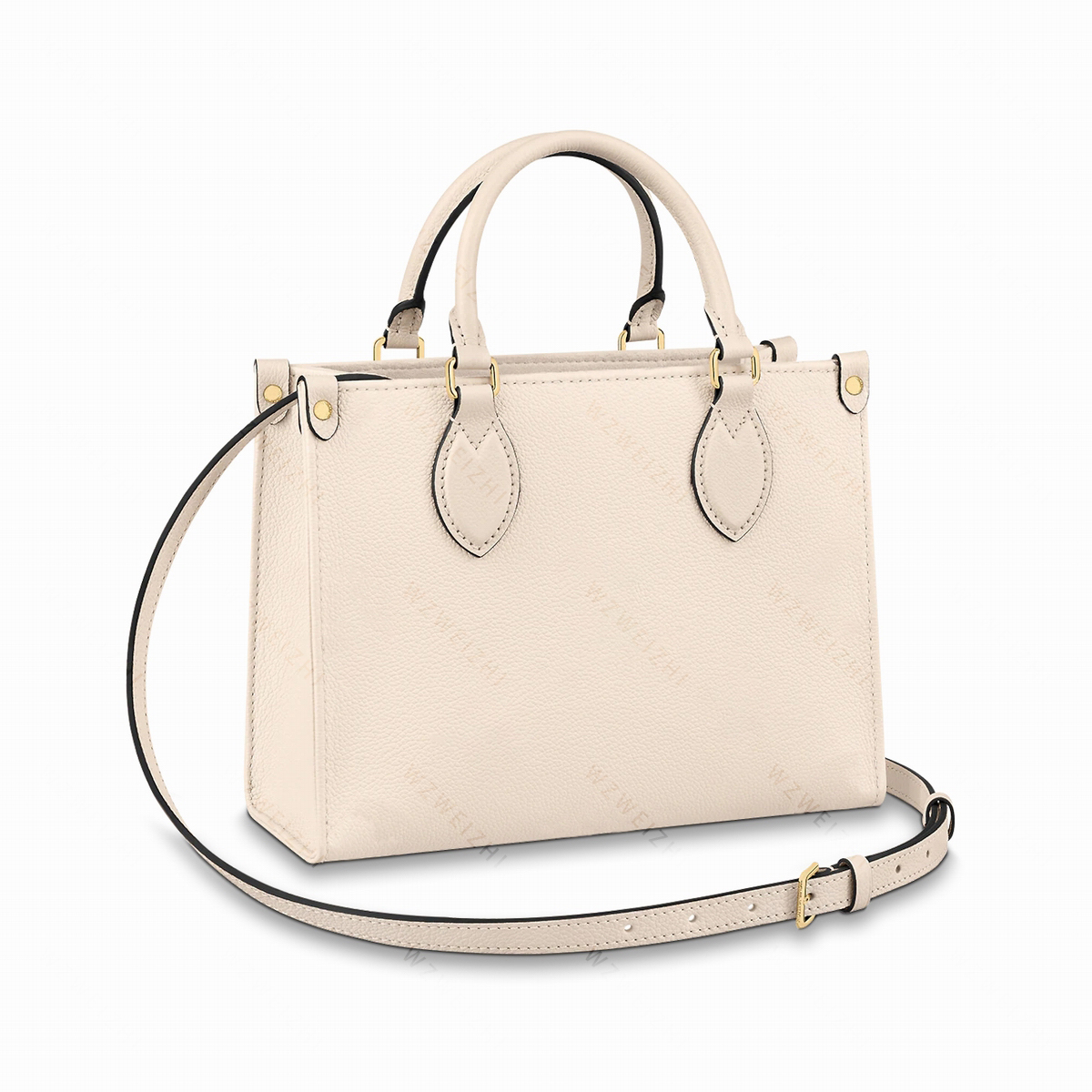 

Top Quality Genuine Leather ONTHEGO Handbags Tote Bags Letter Embossed Totes Women Handbag Clutch Purse Lady Crossbody Bag Shopping Shoulder Bag 25CM, M45654-beige