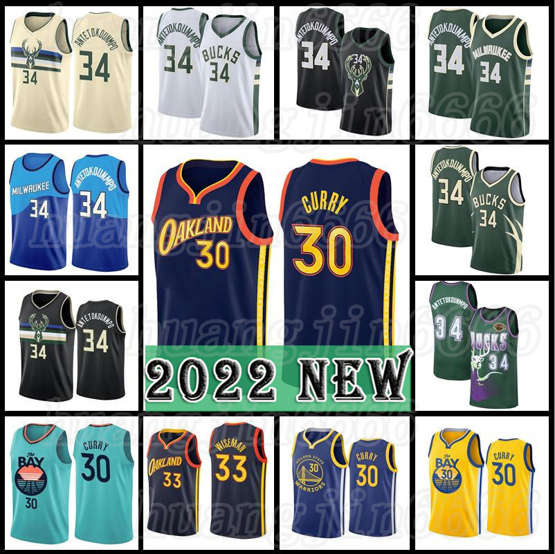 

Stephen 30 Curry Klay 11 Thompson James 33 Wiseman Warriors''Basketball Jersey Bucks''Mens Giannis 34 Antetokounmpo Ray 34 Allen Jerseys City, Men jersey