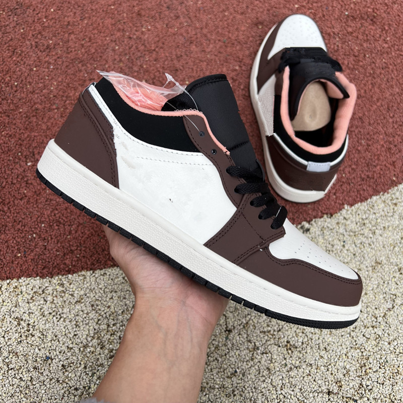 

Jumpman 1 Low basketball shoes top OG black brown toe court purple SP men women sneakers Eur 36-46, Pay for extra lace
