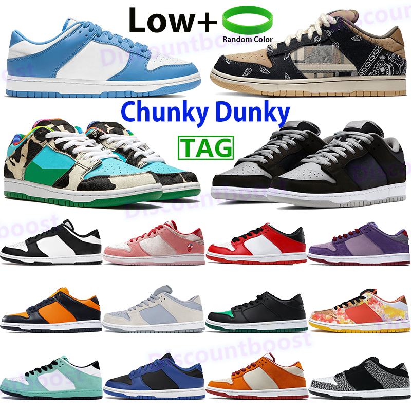 

UNC coast chunky dunky low men women basketball shoes chicago shadow white black panda pigeon SP syracuse university red kentucky mens skateboard trainers, Bubble wrap packaging