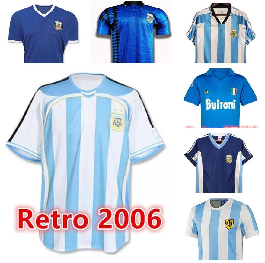 

MARADONA soccer jersey 1995 1981 1997 86 87 88 89 1986 1978 1994 1998 2006 2020 Argentina kid Boca juniors Napoli retro football shirts kit, 1978 home size s-xxl