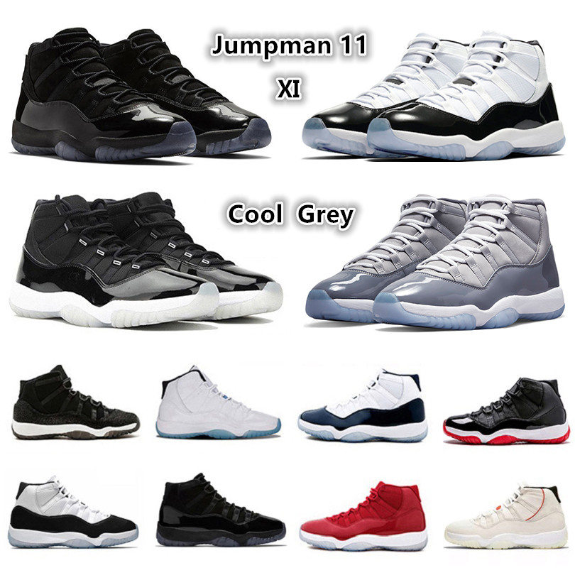 

Jumpman 11 11s mens basketball shoes cool grey sneaker Jubilee concord bred cap and gown gym red Space Jam gamma blue bred men women sports sneakers outdoor US 5.5-13, Color#26