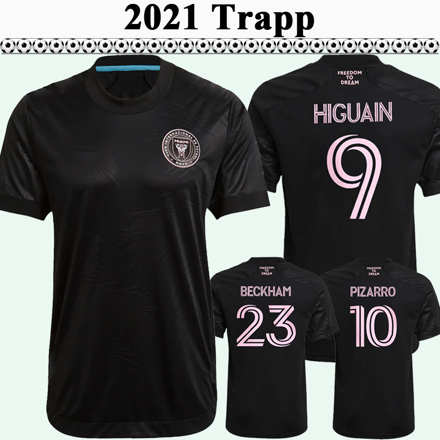

2021 PIZARRO PELLEGRINI TRAPP CF BECKHAM Mens Soccer Jerseys Inter Miami Home White Away Black Football Shirt Short Sleeve Jersey, Qm3312 2122 home ml patch