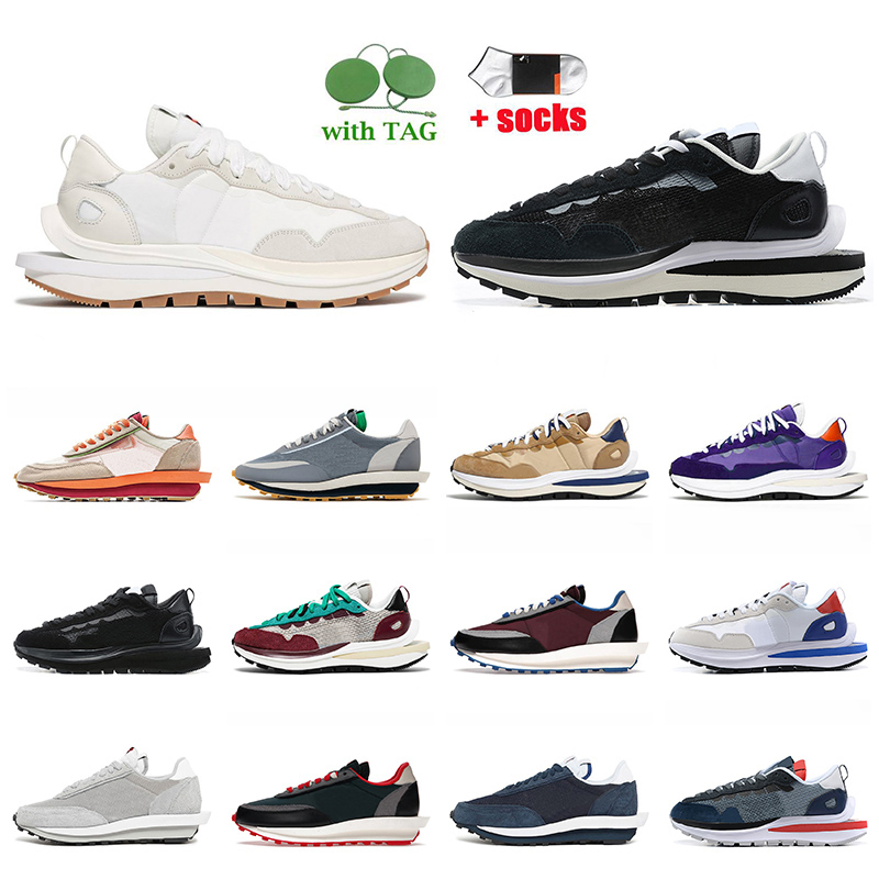 

Wholesale 2022 New Waffle Womens Mens Running Shoes Black White Sail Gum Fragment Blue Void CLOT Kiss of Death Undercover Night Maroon Luxury Sneaker Sports 36-45, C32 36-40