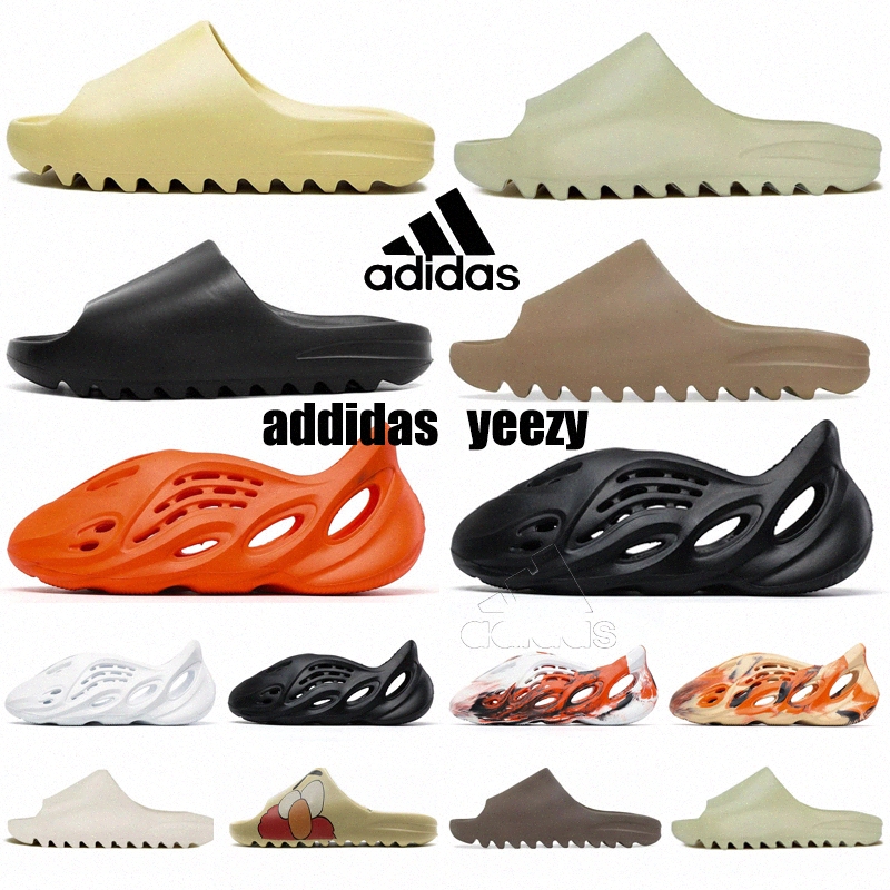 

Runner Slippers Hot Imitationkanye slide sandals Street Style shoesslides Similar in appearancewest men women Pair socks sneakers yzy yeezy, Black