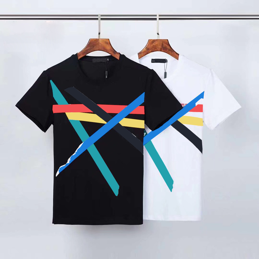 

Fashion Mens Designers T Shirts Printing TShirt Hip Hop Luxurious Men Women Short Sleeve Tees, White;black