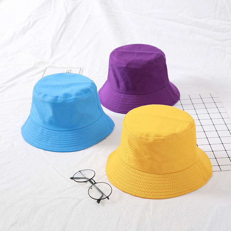 

Solid Color Women Men Bucket Hats 1220527, Multi