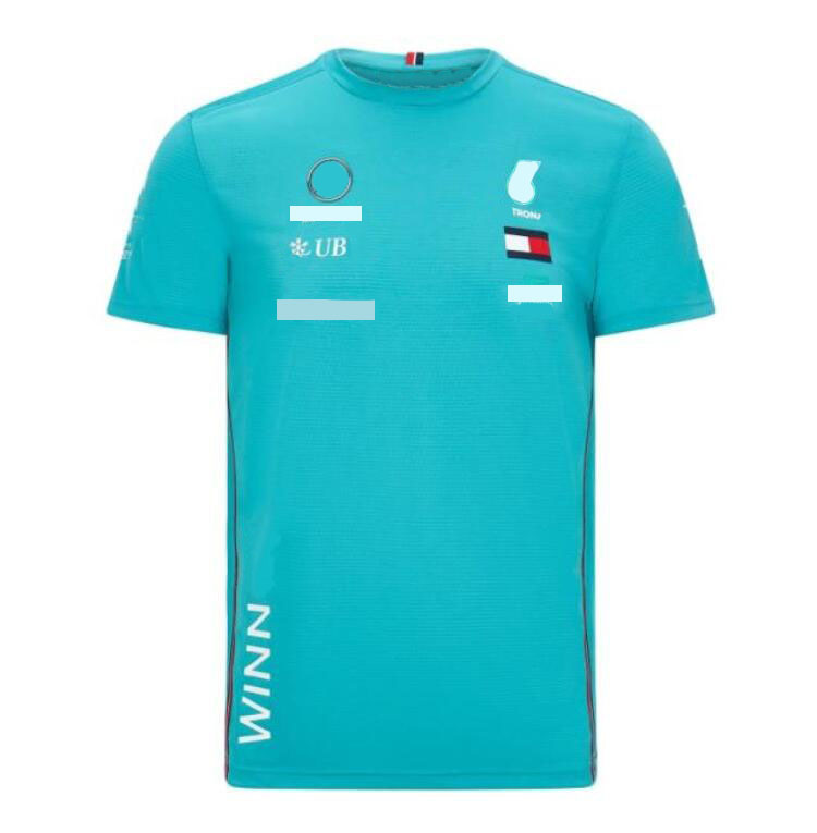 

F1 team racing short-sleeved T-shirt, car fans, the same style customized
