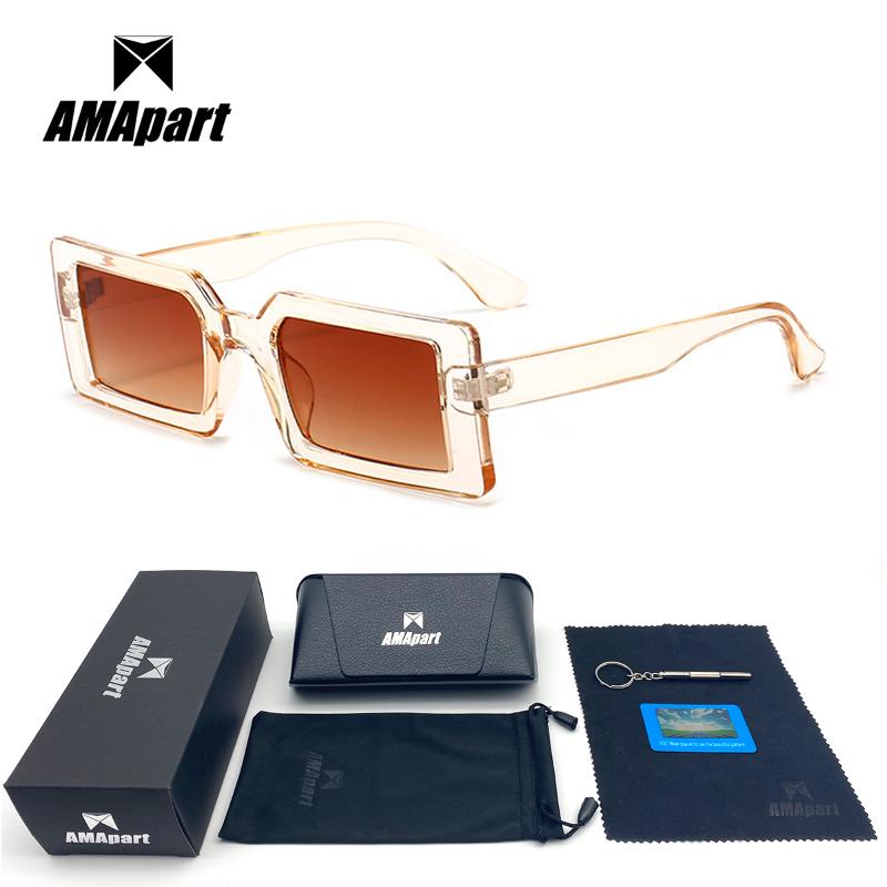 

Sunglasses AMApart High Quality Polarized For Men Women Driving Fishing Sports Outdoors UV400 Protection Anti-Glare, White;black