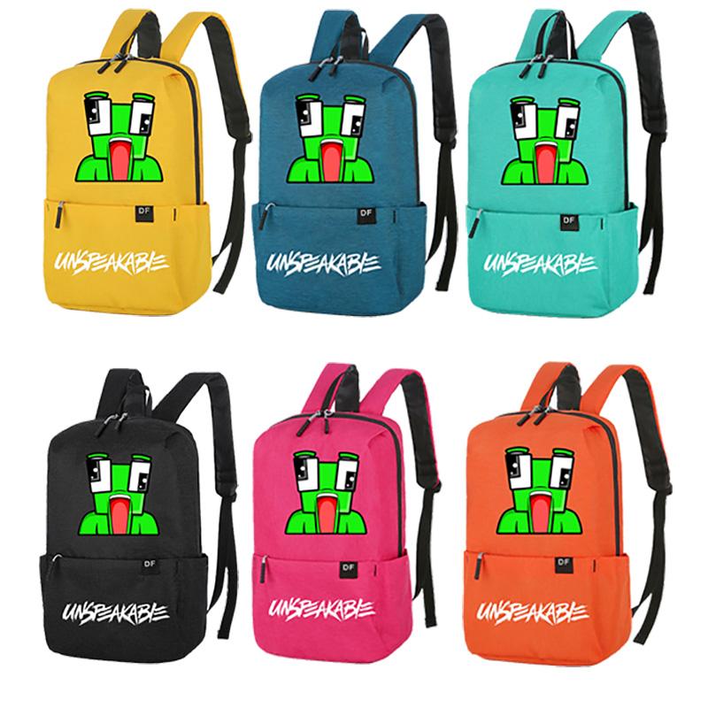 

Backpack 2021 Unspeakable Canvas Print Small Bag For School Student