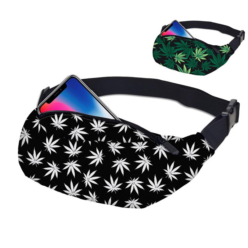 

Waist Packs Large Bag Men Women Traveling Sport Adjustable Travel Pouch Fanny Chic Zipper Print Fashion Handbags Bags