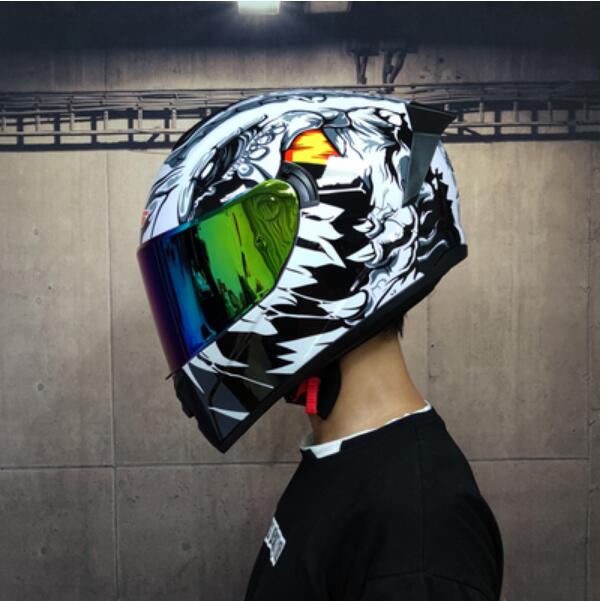 

Motorcycle racing helmet, anti-fog full helmets for men and women, the same styles are customized, Same photo